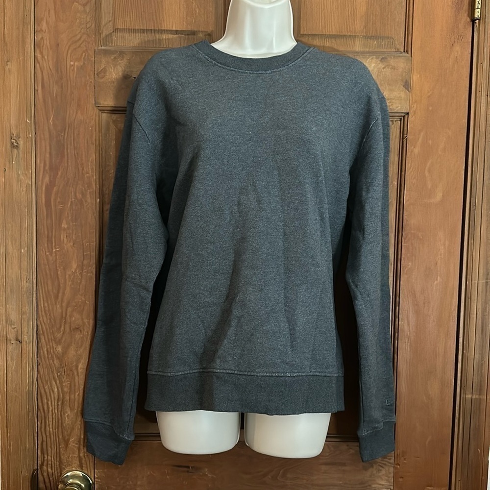Everlane Men’s The Track Crewneck Sweatshirt Heather Gray Size Medium